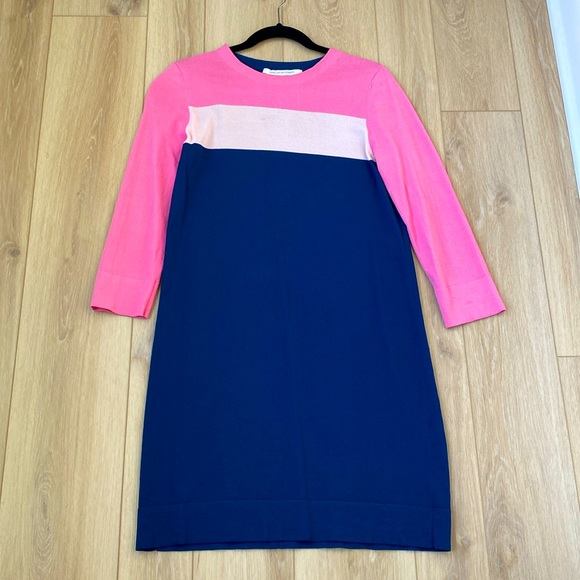 DVF Diane von furstenberg AINA colorblock shift dress - Picture 4 of 12